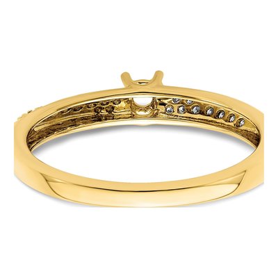 14K Yellow Gold 1/20 ct tw Diamond Family Ring – view 7