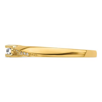 14K Yellow Gold Diamond Family Ring – view 4