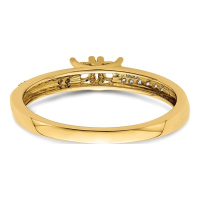 14K Yellow Gold Diamond Family Ring – view 6