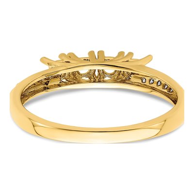 14K Yellow Gold Diamond Customizable Family Ring – view 6