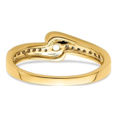 14K Yellow Gold Diamond Personalized Family Ring – view 6