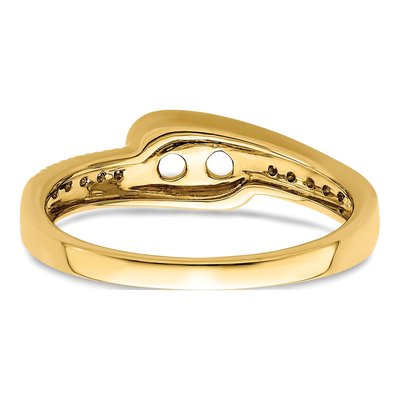 14K Yellow Gold Diamond Personalized Family Ring – view 7