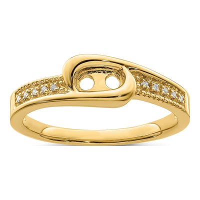 14K Yellow Gold Diamond Personalized Family Ring – view 8