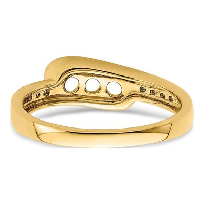 14K Yellow Gold Diamond Personalized Family Ring – view 6