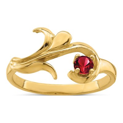 14K Yellow Gold Mother's Ring Mounting – view 2