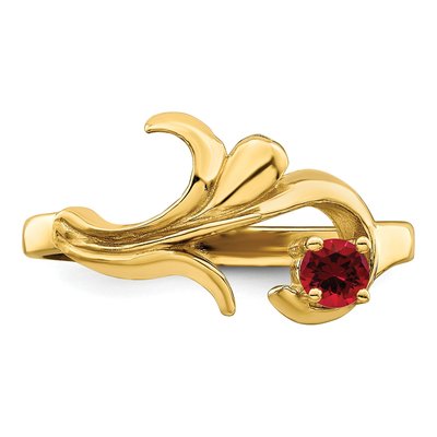 14K Yellow Gold Mother's Ring Mounting – view 5