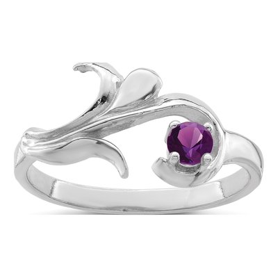 Sterling Silver or 14K White Gold Personalized Family Ring – view 2