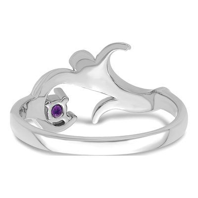 Sterling Silver or 14K White Gold Personalized Family Ring – view 5