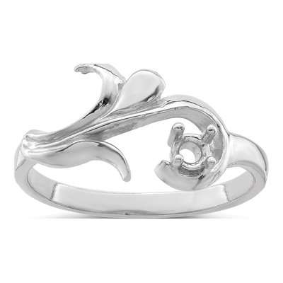Sterling Silver or 14K White Gold Personalized Family Ring – view 7
