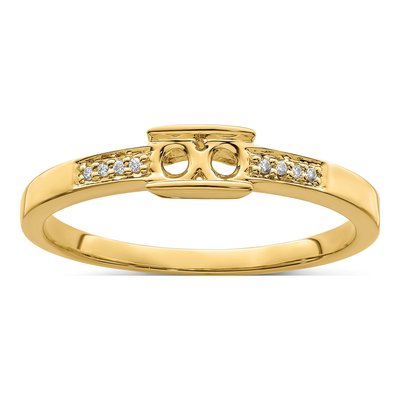 14K Yellow Gold Diamond Family Ring – view 7