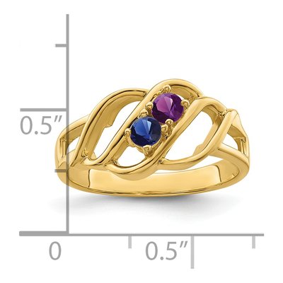 14K Yellow Gold Family Ring – view 6