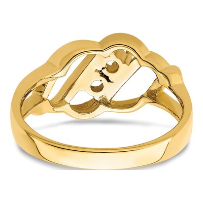 14K Yellow Gold Family Ring – view 7