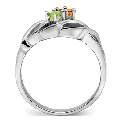 Sterling Silver Family Ring – view 3