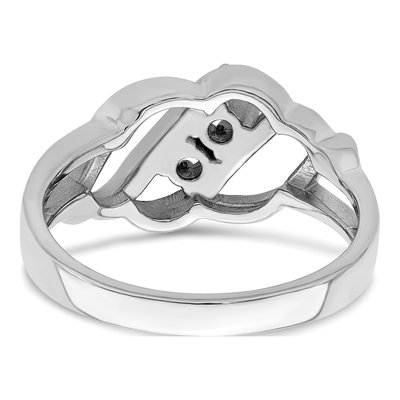 14K White Gold Personalized Family Ring – view 7