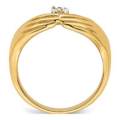 14K Yellow Gold Family Ring – view 3