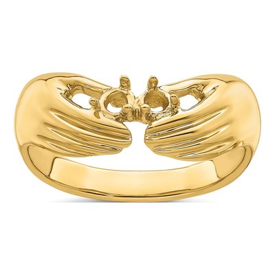 14K Yellow Gold 2-Stone Family Ring – view 8