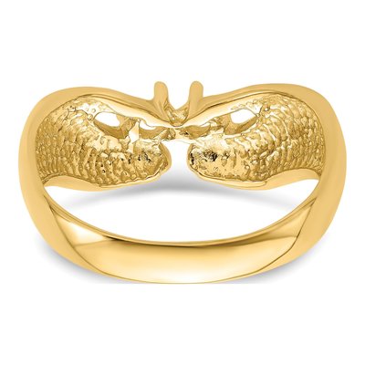 14K Yellow Gold 2-Stone Family Ring – view 7