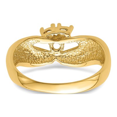 14K Yellow Gold 3-Stone Family Ring – view 7