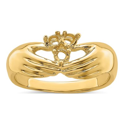 14K Yellow Gold 3-Stone Family Ring – view 8