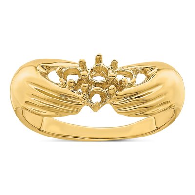 14K Yellow Gold 4-Stone Family Ring – view 8