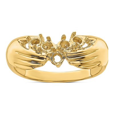 14K Yellow Gold 5-Stone Family Ring – view 8