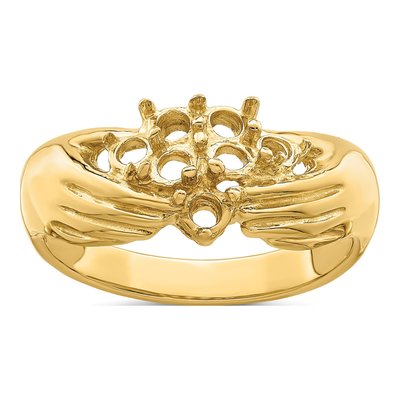 14K Yellow Gold 7-Stone Family Ring – view 7