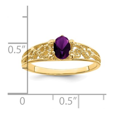 14K Yellow Gold Family Ring – view 6