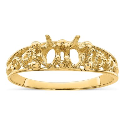 14K Yellow Gold 2-Stone Family Ring – view 8