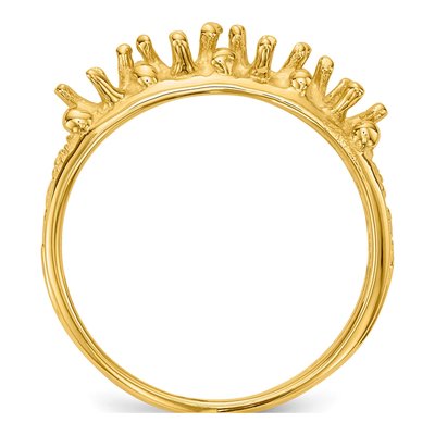 14K Yellow Gold 4-Stone Family Ring Mounting – view 2