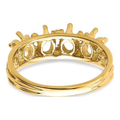 14K Yellow Gold 4-Stone Family Ring – view 5