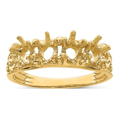 14K Yellow Gold 4-Stone Family Ring – view 8