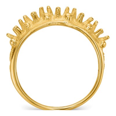 14K Yellow Gold 5-Stone Family Ring Mounting – view 2