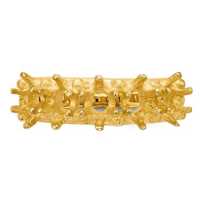 14K Yellow Gold 5-Stone Family Ring Mounting – view 4