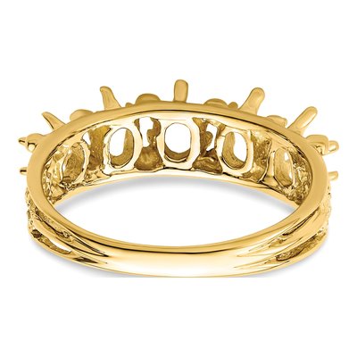 14K Yellow Gold 5-Stone Family Ring – view 5