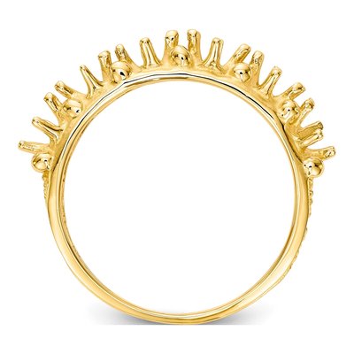 14K Yellow Gold 6-Stone Family Ring Mounting – view 2