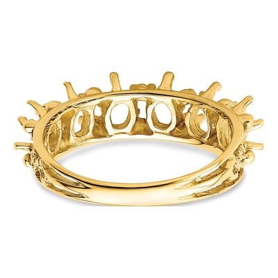 14K Yellow Gold 6-Stone Family Ring – view 7