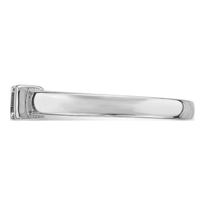 14K White Gold 1-Stone Mother's Ring Mounting – view 6