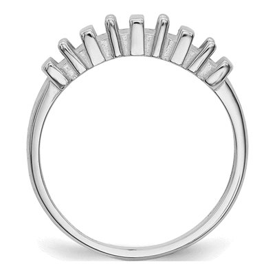 14K White Gold 4-Stone Mother's Ring Mounting – view 2