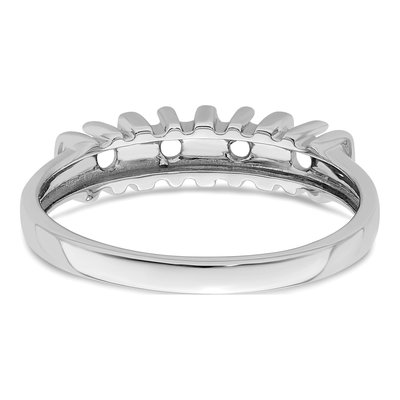 14K White Gold Family Ring – view 7