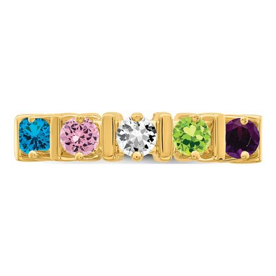 14K Yellow Gold Family Ring – view 5