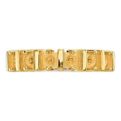 14K Yellow Gold 6-Stone Mother's Ring Mounting – view 4