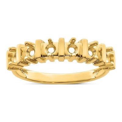 14K Yellow Gold Family Mother's Ring – view 7