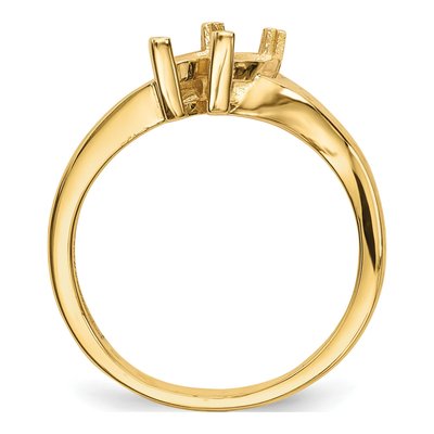 14K Yellow Gold Family Ring Mounting – view 6
