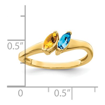 14K Yellow Gold Family Ring Mounting – view 8