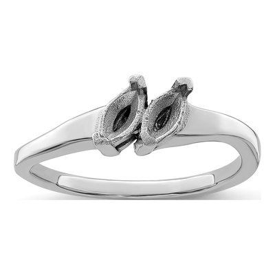 Sterling Silver 2-Stone Mother's Ring – view 7