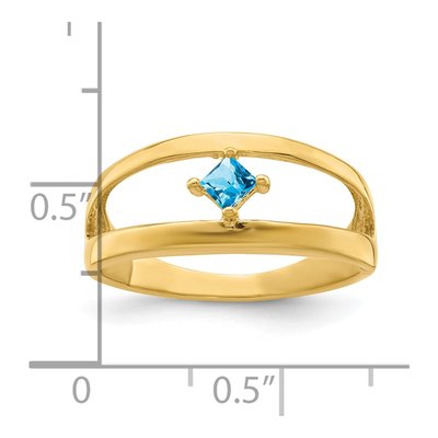 14K Yellow Gold Family Ring Mounting – view 4
