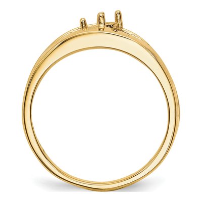 14K Yellow Gold Family Ring Mounting – view 8