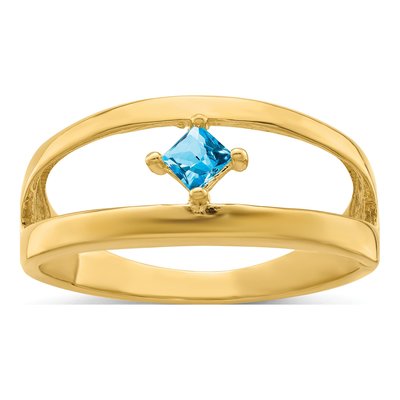 14K Yellow Gold Family Ring Mounting