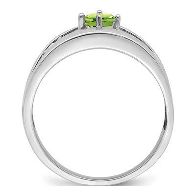 Sterling Silver or 14K White Gold Mother's Ring – view 3