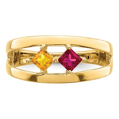 14K Yellow Gold Family Ring – view 5